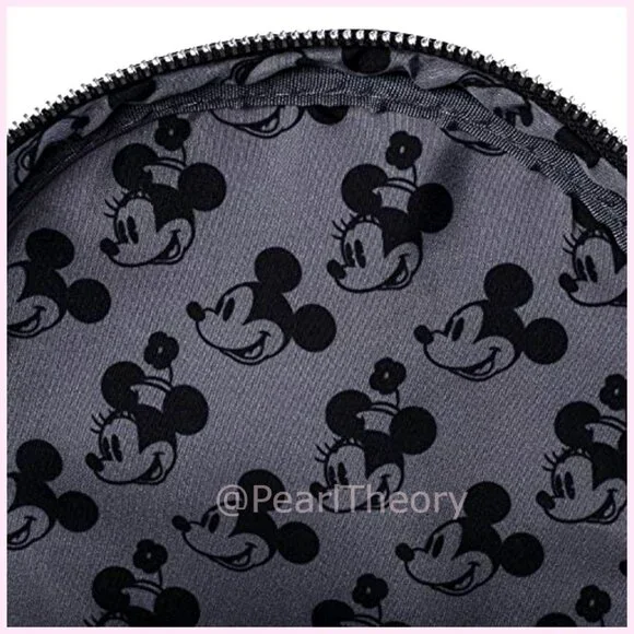 Faux Leather Double Strap Shoulder Bag Purse with Printed Details